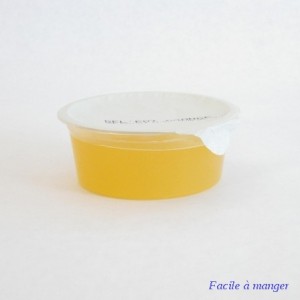 Eau gélifiée FERME Orange 6 pots de 125 ml.